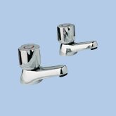 Twyford Logics Basin Pillar Taps LG5200