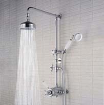 1901 Surface Mounted Thermostatic Shower Valve/Diverter With Rigid Riser 