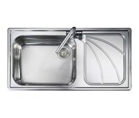 Rangemaster Chicago Single Bowl Stainless Steel Kitchen Sink 985 x 508
