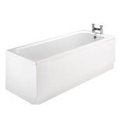 Twist 1700x700 Single Ended Acrylic Bath White